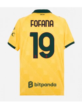 AC Milan Youssouf Fofana #19 Replika Tredje Kläder 2025-26 Kortärmad